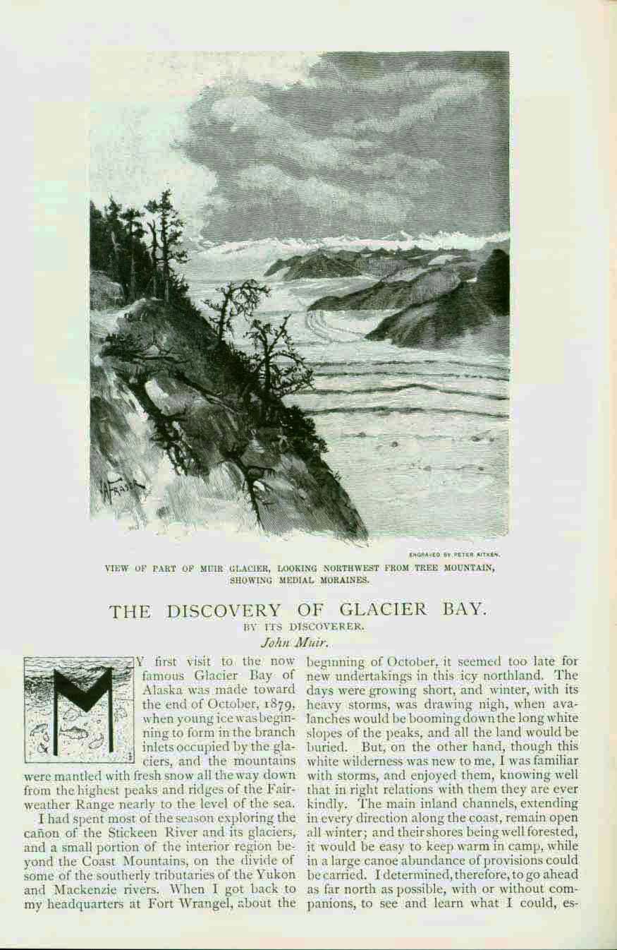 The Discovery of Glacier Bay (1879). vist0045b